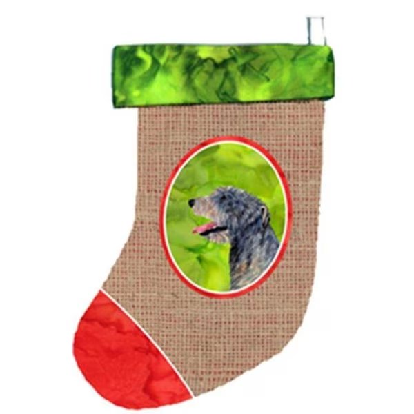 Carolines Treasures SS2068-CS Irish Wolfhound Christmas Stocking, Carolines Treasures, Mfr#: SS2068-CS